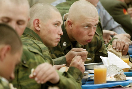 питание в российской армии